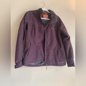Merrell Women's Purple Jacket Opti Shell Size M Outerwear Winter Coat Zipper